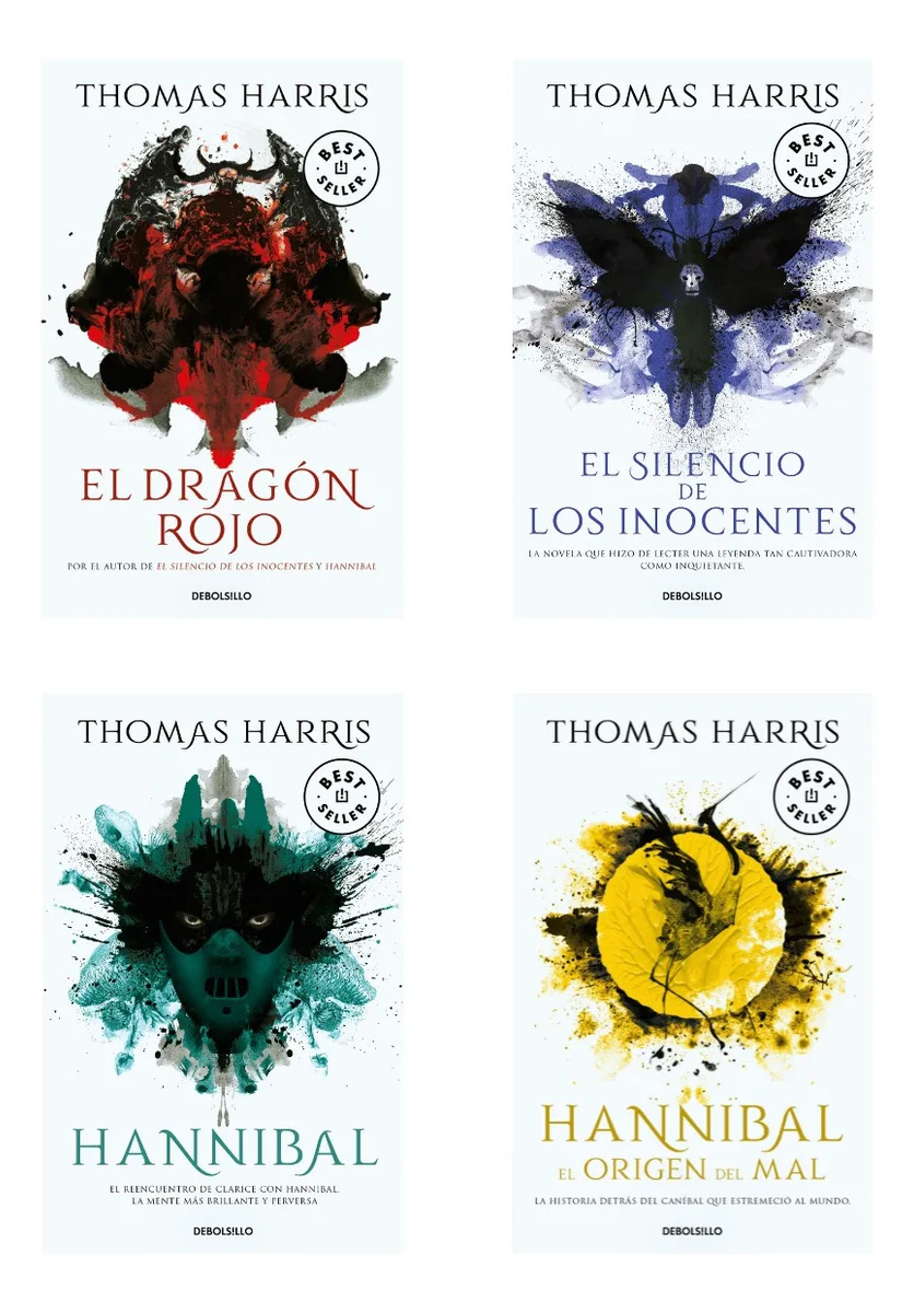 SAGA HANNIBAL - THOMAS HARRIS ( 4 LIBROS )