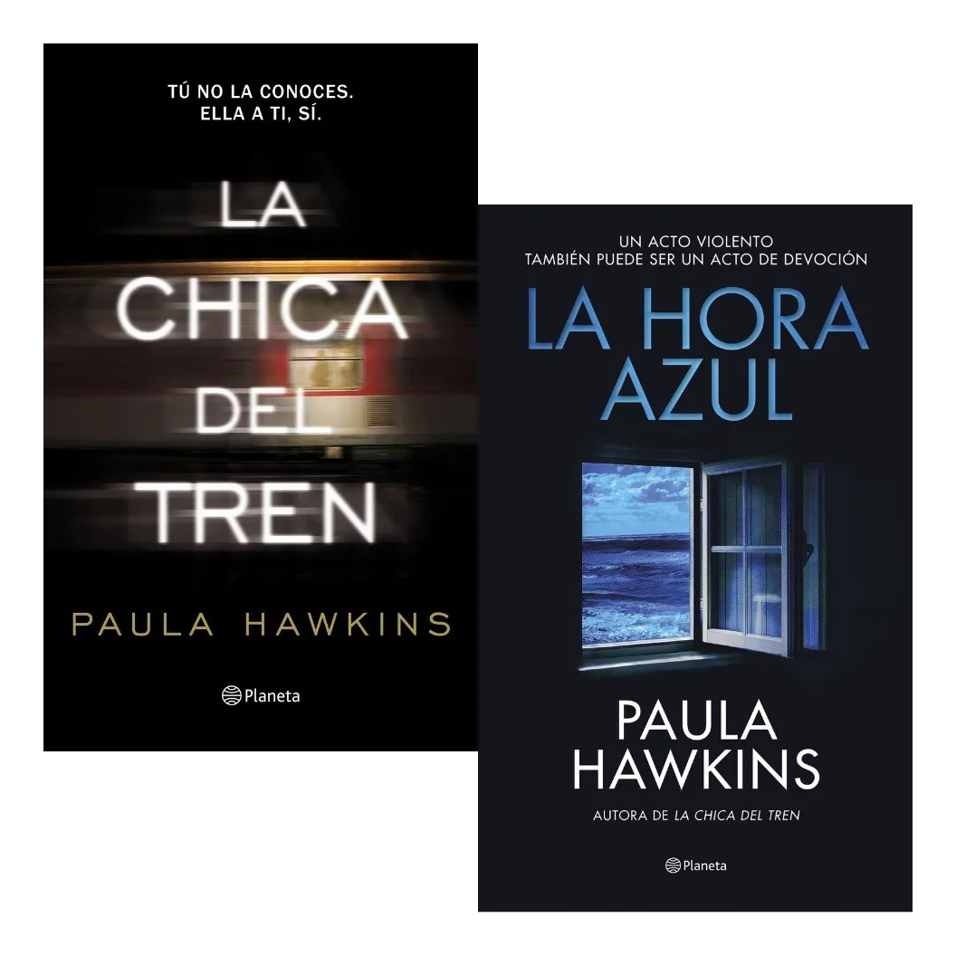 LA CHICA DEL TREN + LA HORA AZUL - PAULA HAWKINS