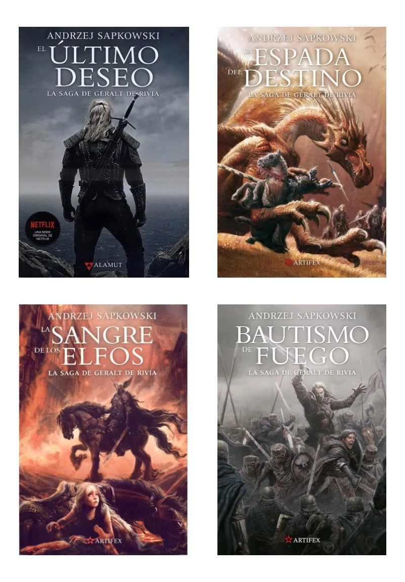 LA SAGA DE GERALT DE RIVIA - ANDRZEJ SAPKOWSKI ( 4 LIBROS )