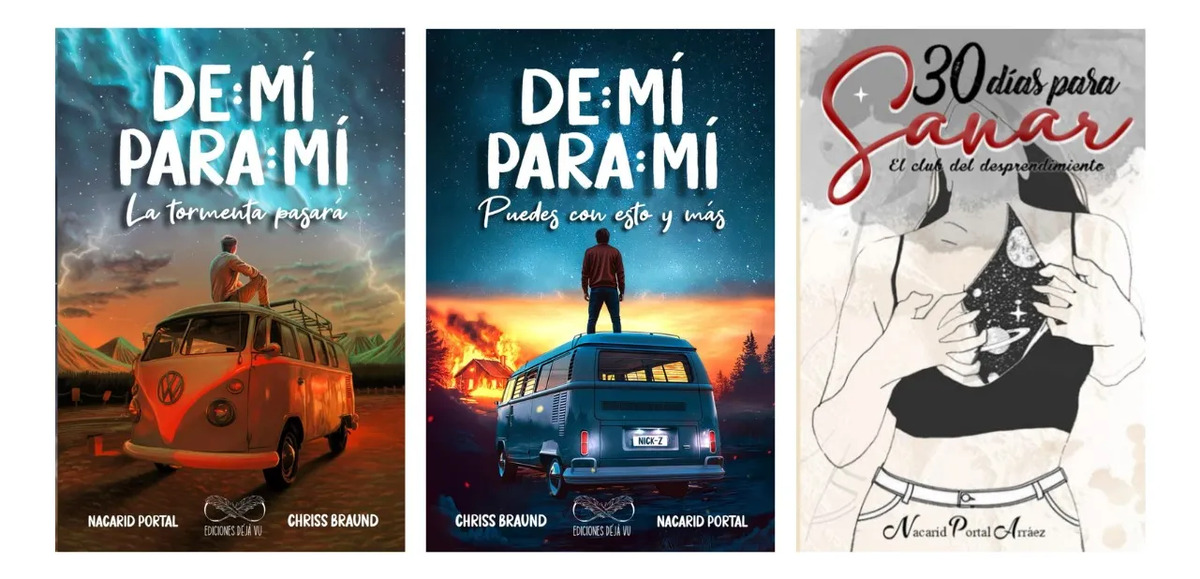 PACK DE MÍ PARA MÍ 1 Y 2 + 30 DÍAS PARA SANAR - ( 3 LIBROS )