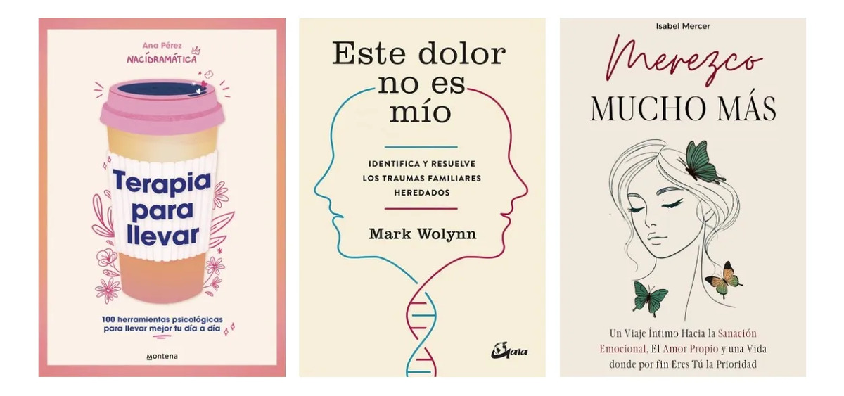 TERAPIA PARA LLEVAR + ESTE DOLOR NO ES MÍO + MEREZCO MUCHO