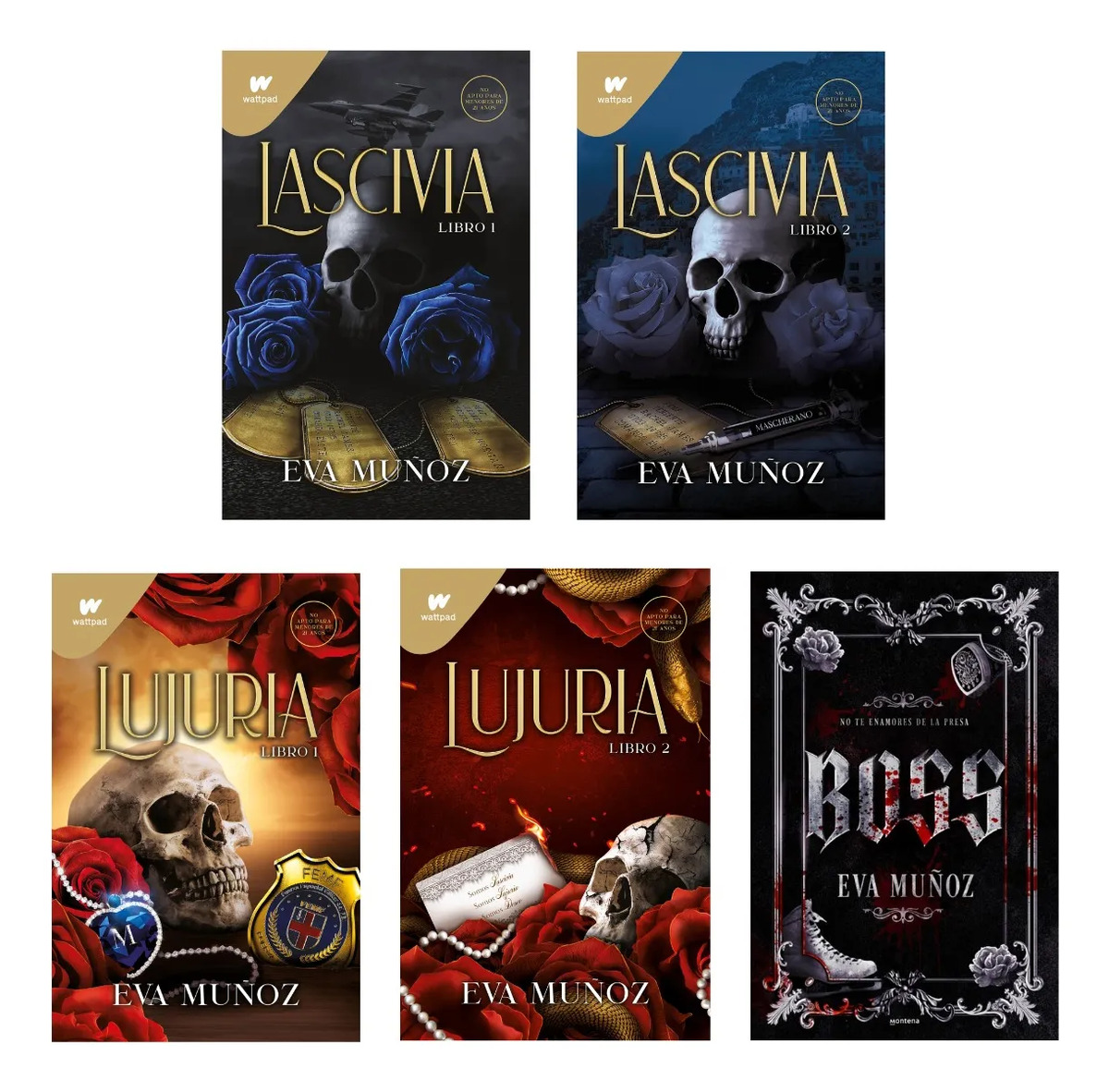 SAGA PECADOS PLACENTEROS + BOSS - EVA MUÑOZ