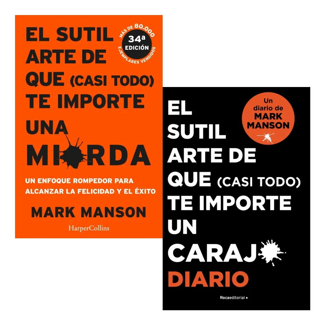 PACK EL SUTIL ARTE DE QUE (CASI TODO) TE IMPORTE UNA MIERDA