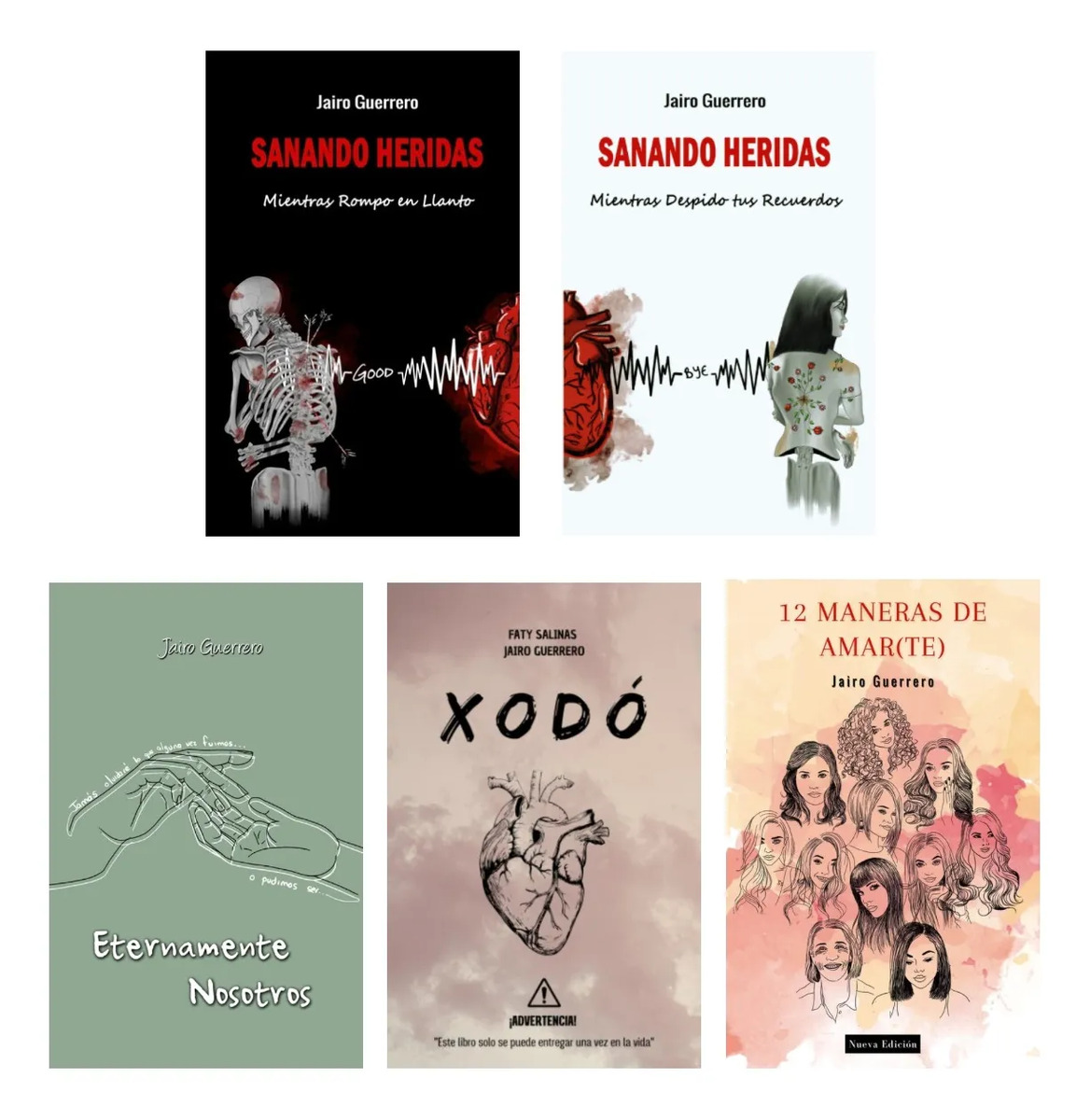 PACK LIBROS JAIRO GUERRERO ( 5 LIBROS )