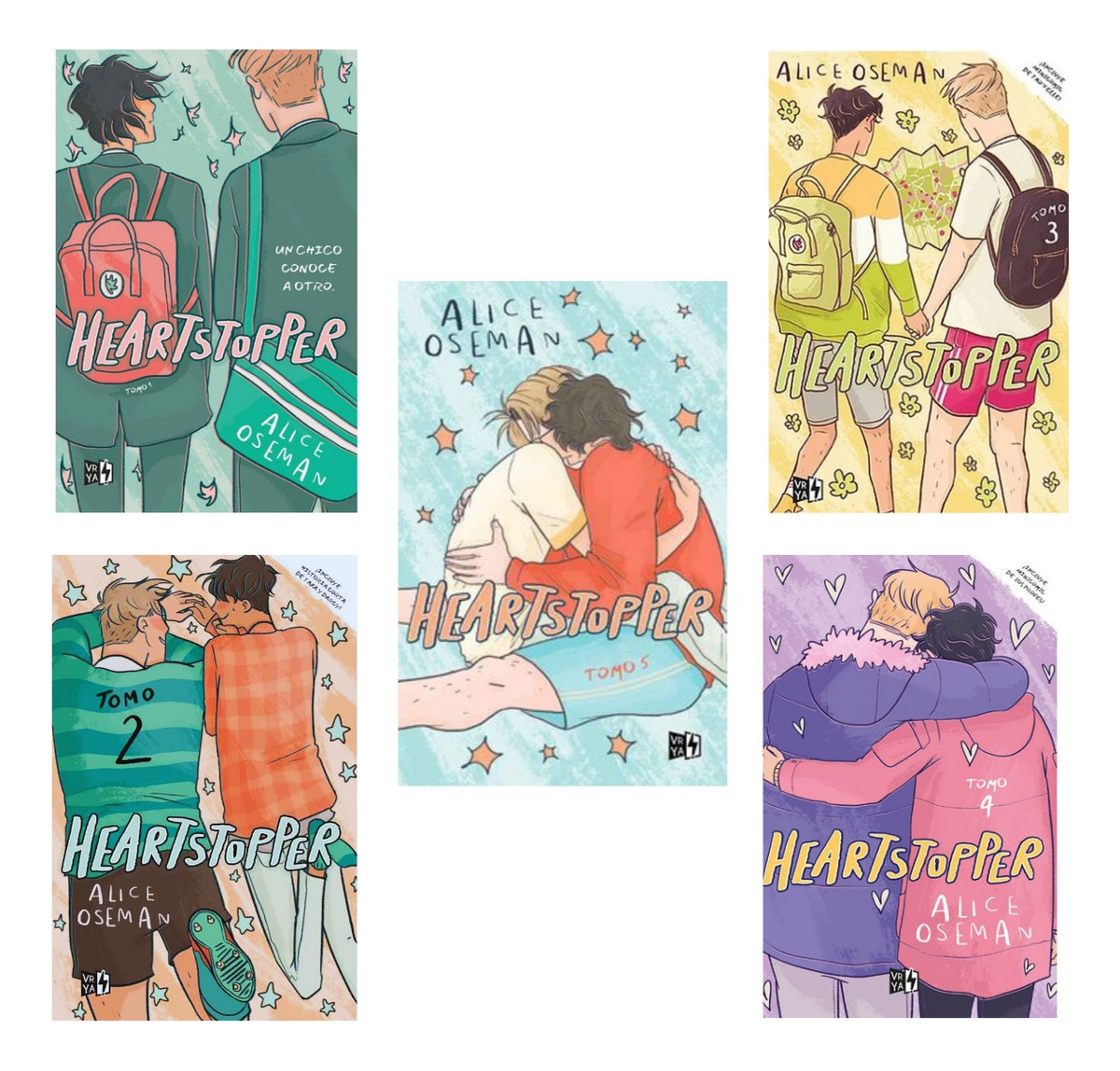 COLECCIÓN HEARTSTOPPER - ALICE OSEMAN (5 LIBROS)