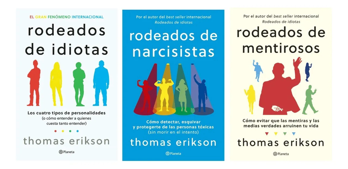 PACK LIBROS THOMAS ERIKSON - 3 LIBROS