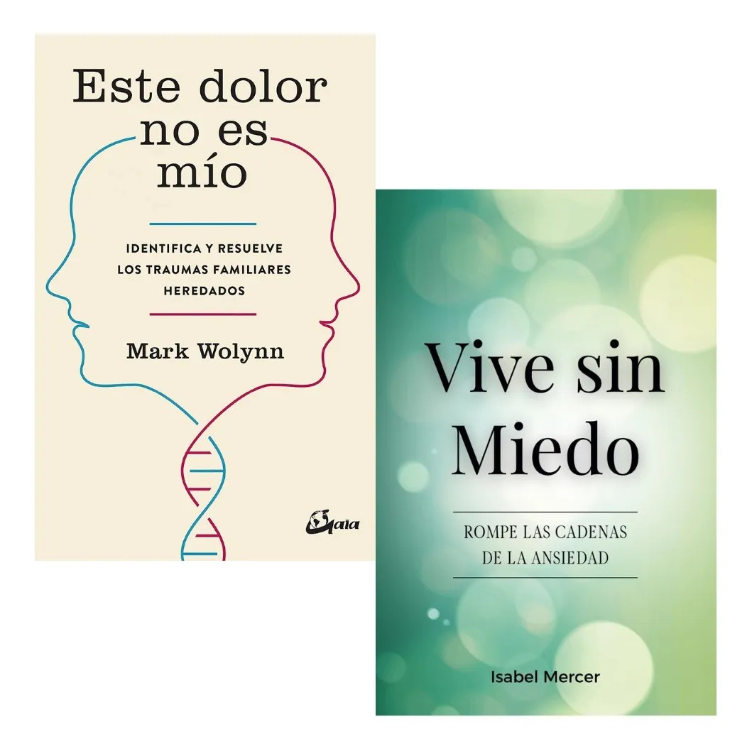 PACK LIBROS ESTE DOLOR NO ES MIO + VIVE SIN MIEDO