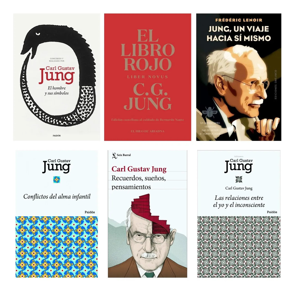 PACK LIBROS CARL GUSTAV JUNG ( 6 LIBROS )