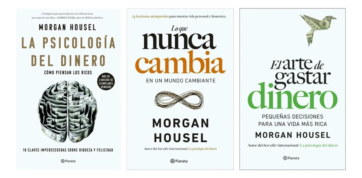 PACK LIBROS MORGAN HOUSEL ( 3 LIBROS )