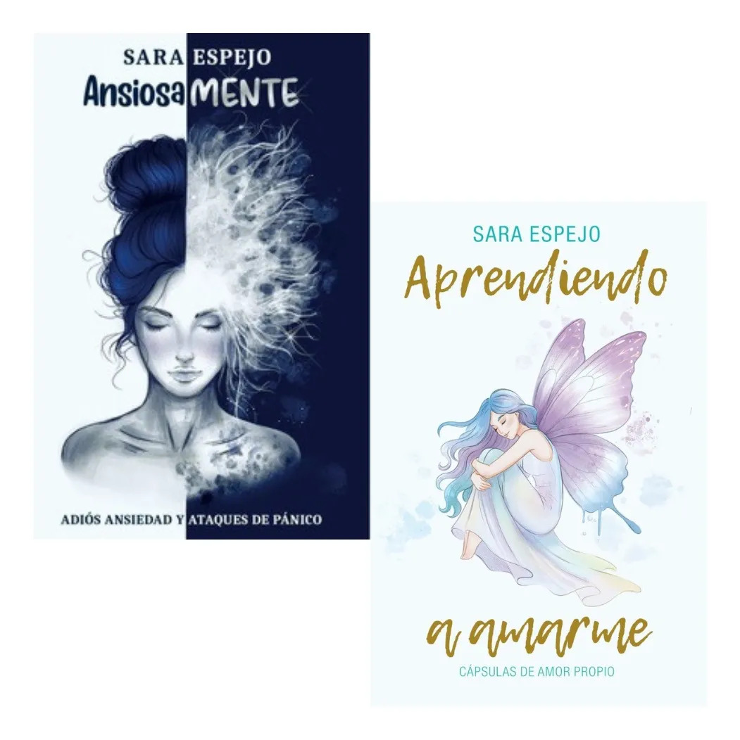 PACK LIBROS ANSIOSAMENTE + APRENDIENDO A AMARME - SARA ESPEJ