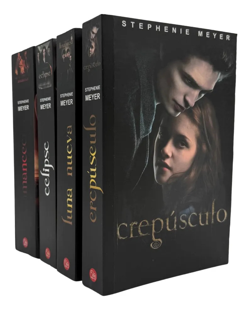 SAGA CREPÚSCULO - STEPHENIE MEYER ( 4 LIBROS )