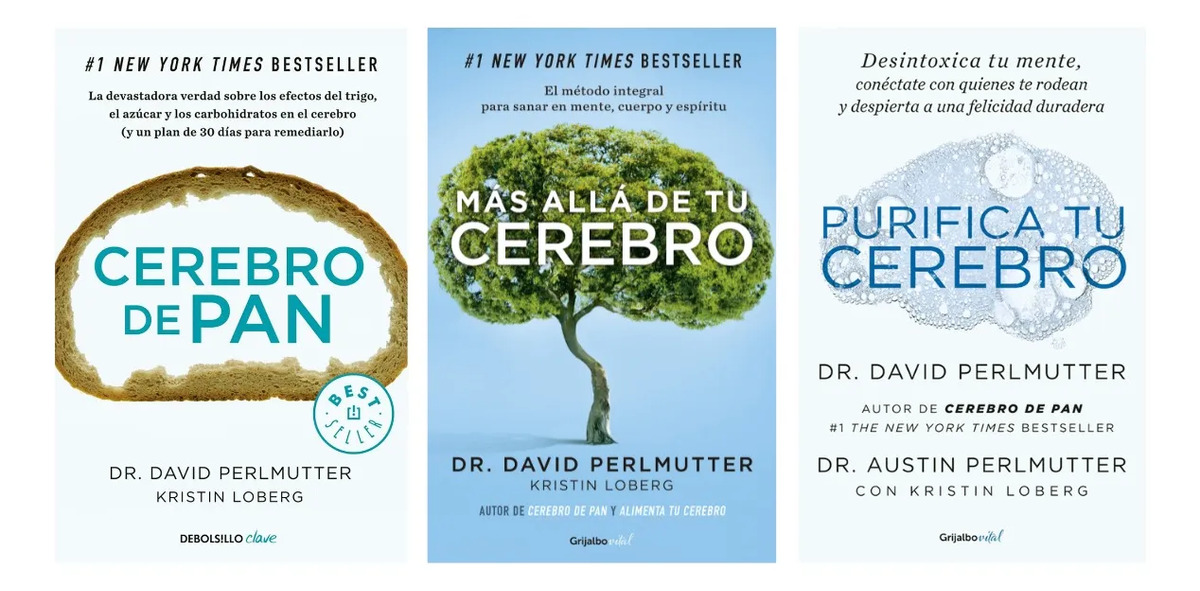 PACK LIBROS DR. DAVID PERLMUTTER / KRISTIN LOBERG