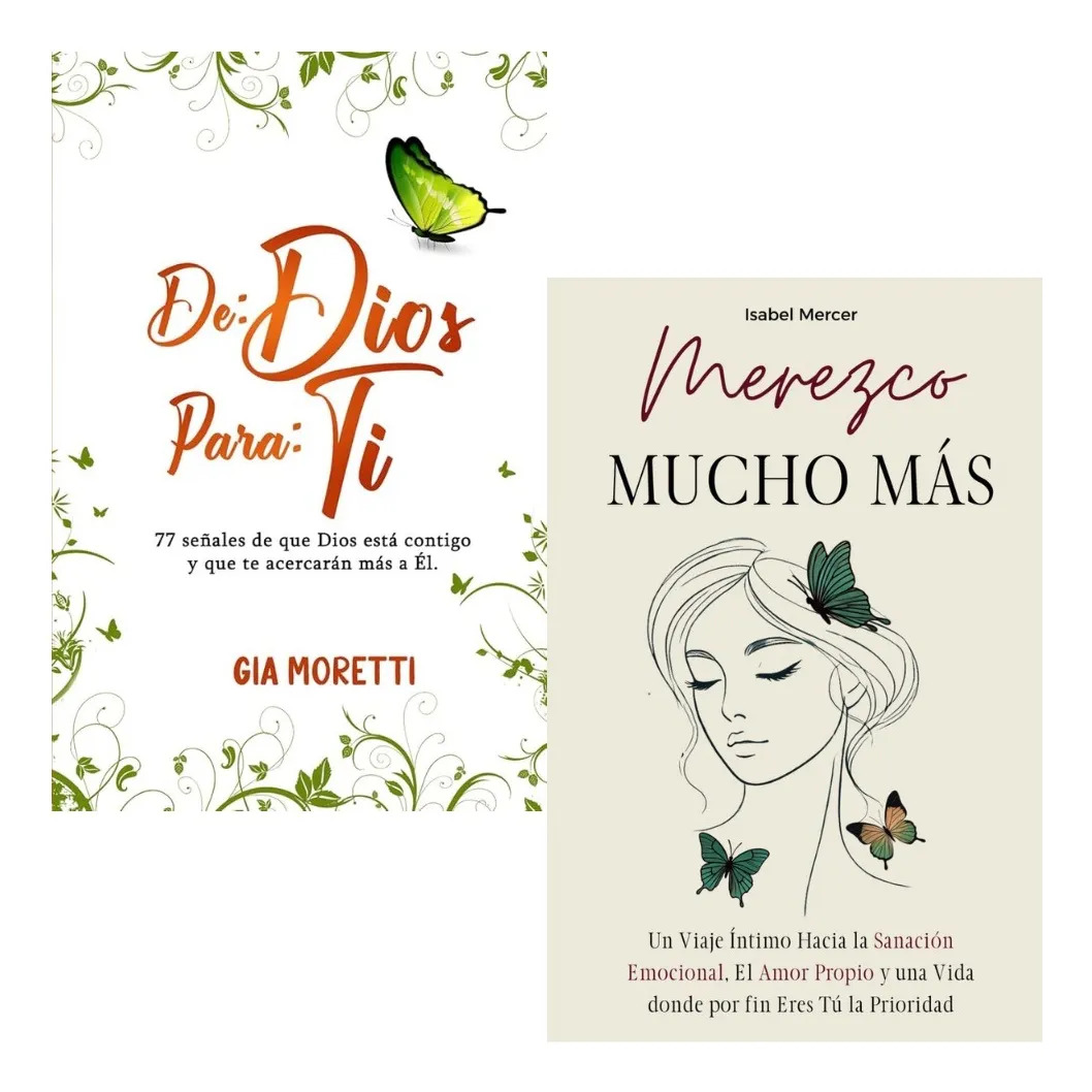 PACK LIBROS DE: DIOS PARA: TI + MEREZCO MUCHO MÁS