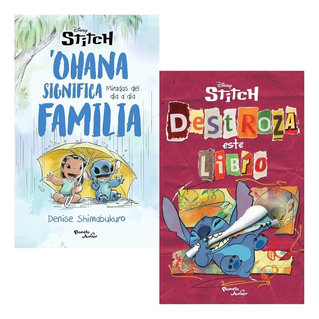 OHANA SIGNIFICA FAMILIA + DESTROZA ESTE LIBRO - STITCH