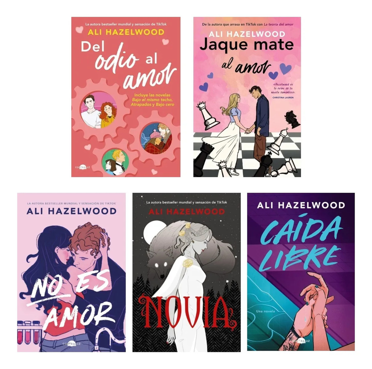 ODIO AL AMOR + JAQUE MATE + NO ES AMOR + NOVIA + CAÍDA LIBRE