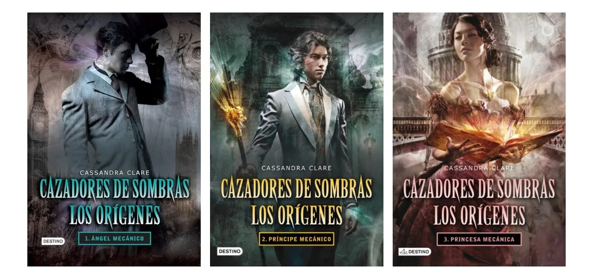 TRILOGÍA CAZADORES DE SOMBRAS LOS ORÍGENES - CASSANDRA CLARE