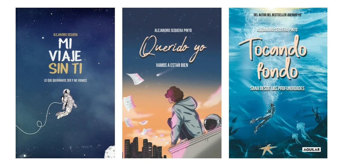 MI VIAJE SIN TI + QUERIDO YO + TOCANDO FONDO ( 3 LIBROS )