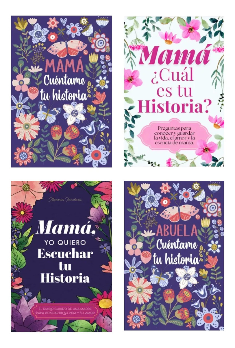PACK LIBROS CUÉNTAME TU HISTORIA - INCLUYE 4 LIBROS