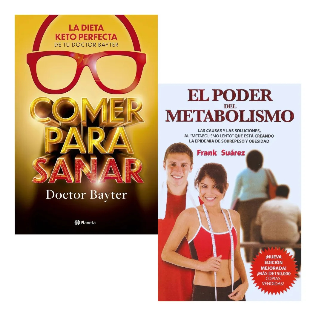 PACK LIBROS COMER PARA SANAR + EL PODER DEL METABOLISMO