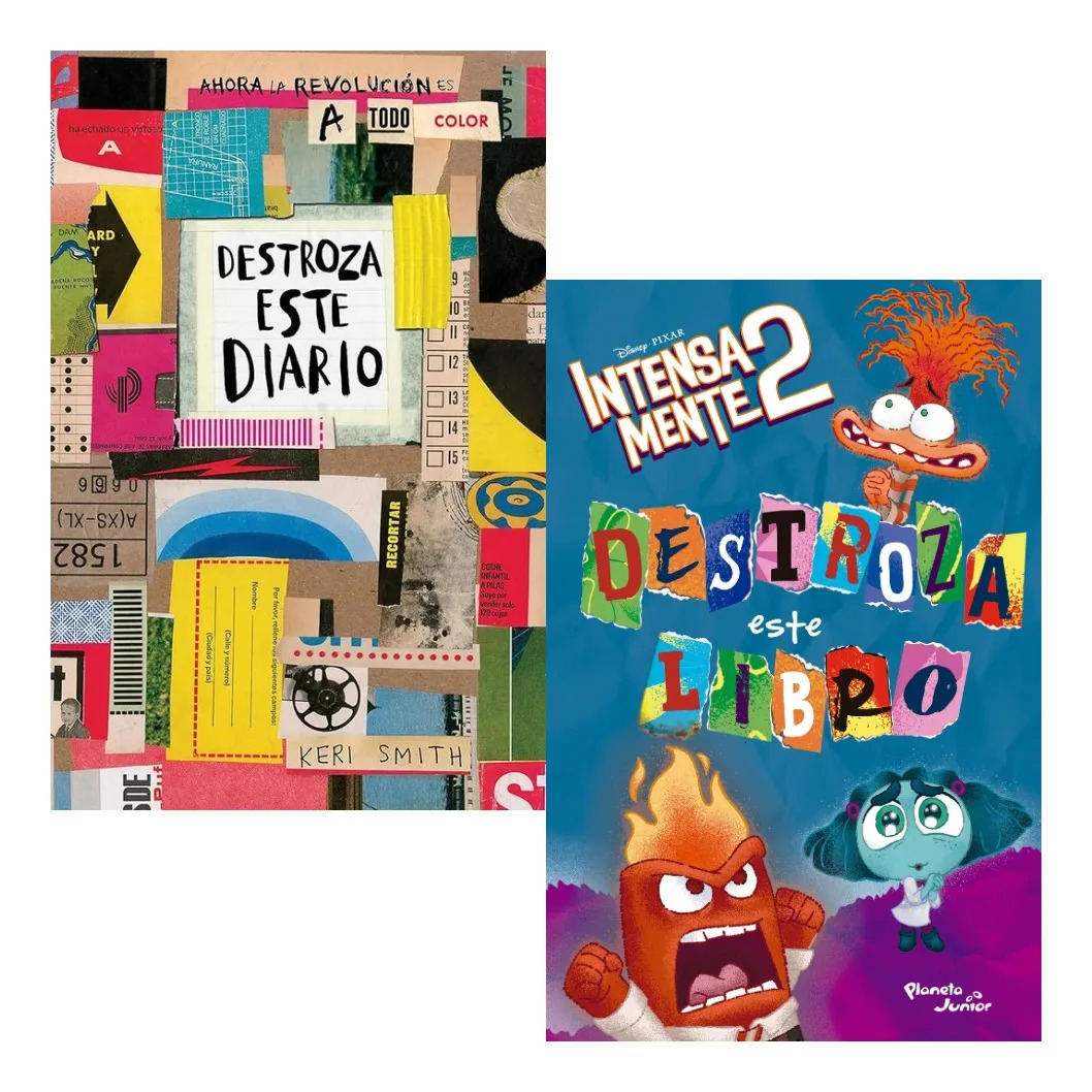 DESTROZA ESTE DIARIO + DESTROZA ESTE LIBRO INTENSAMENTE 2