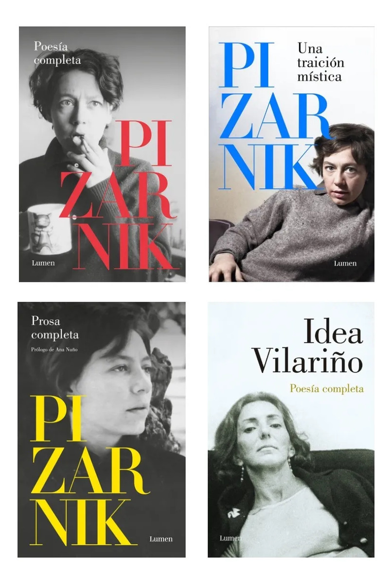 PACK LIBROS ALEJANDRA PIZARNIK + IDEA VILARIÑO ( 4 LIBROS )