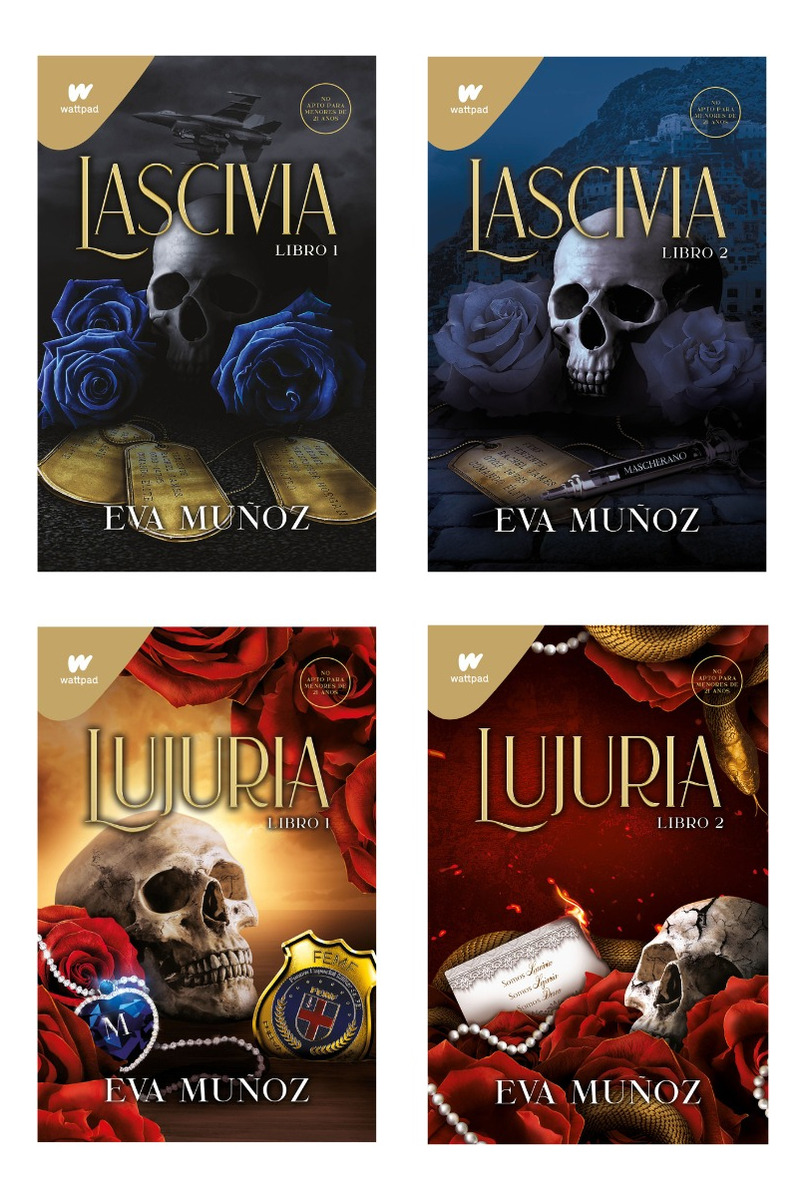 PACK LASCIVIA + LUJURIA - EVA MUÑOZ