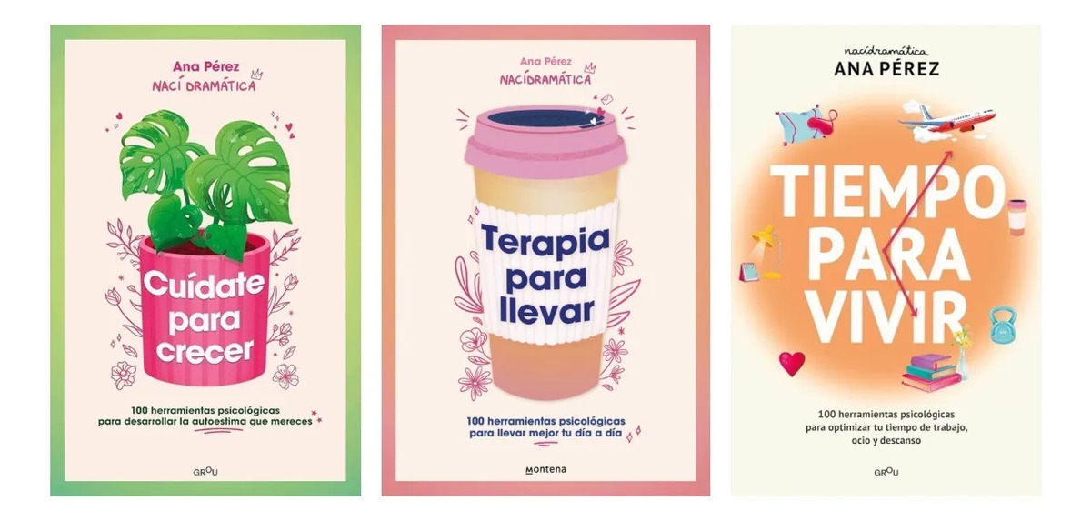 TERAPIA PARA LLEVAR + CUÍDATE PARA CRECER + TIEMPO PARA SANA