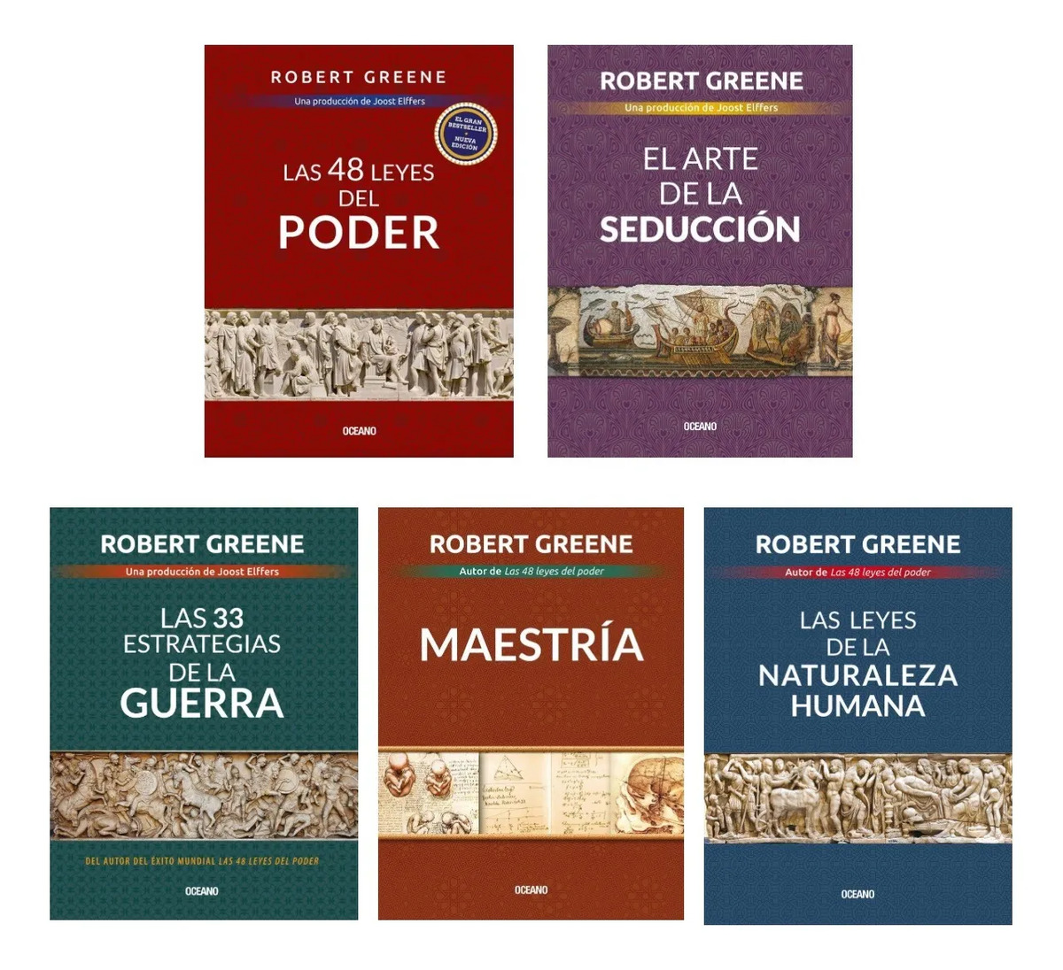 PACK LIBROS ROBERT GREENE ( 5 LIBROS )