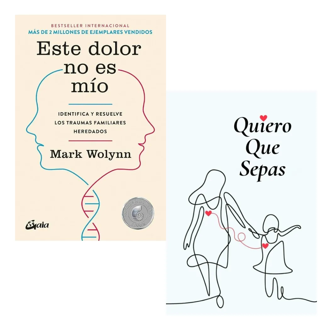 PACK LIBROS ESTE DOLOR NO ES MÍO + QUIERO QUE SEPAS