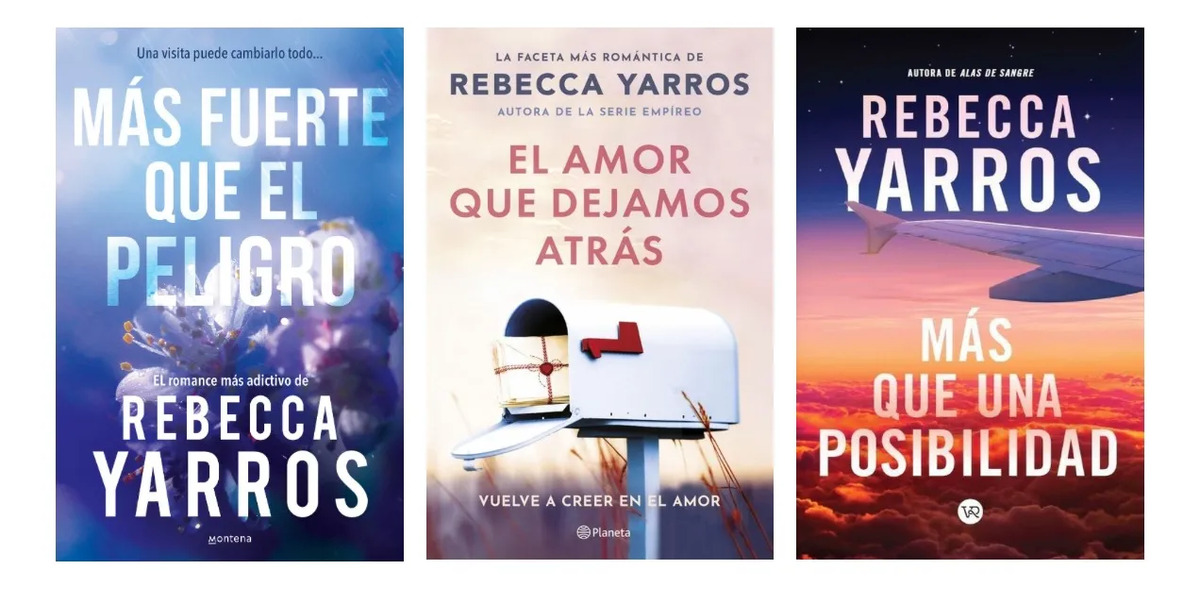 PACK LIBROS REBECCA YARROS ( 3 LIBROS )